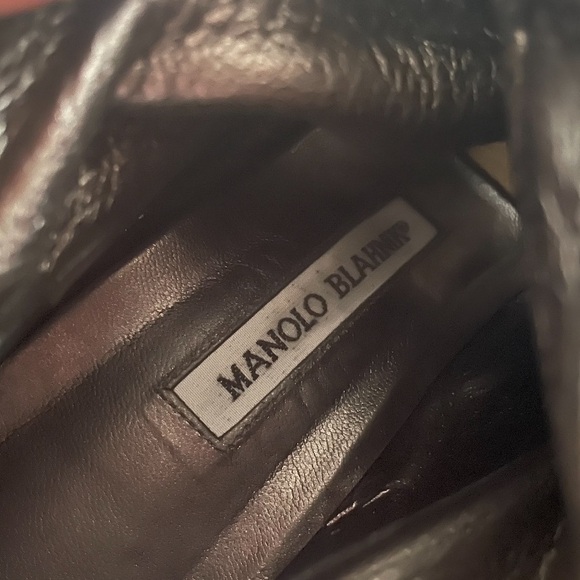 Manolo blanhik size 7.5 EUC amazing stunning sexy must have STEAL DEAL - Picture 3 of 3